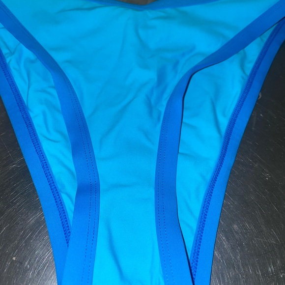 XS Ninety Third Avenue Bikini Bottom “Sammy” Blue Atoll Brand New - Picture 2 of 8
